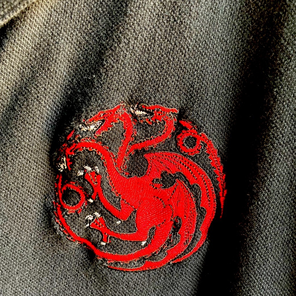 Official HBO Game of Thrones House Targaryen Polo Shirt